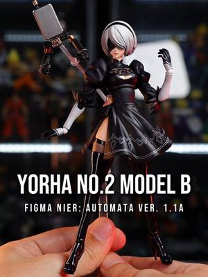 Silent, deadly, and undeniably iconic ⚔️ 2B from NieR: Automata Ver 1.1a joins the figma lineup with incredible detail a