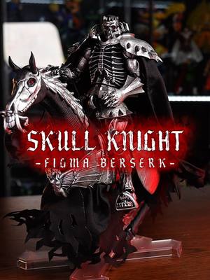 A lone rider emerges from the darkness ⚔️ Skull Knight from Berserk arrives as a figma set complete with his horse. Feat