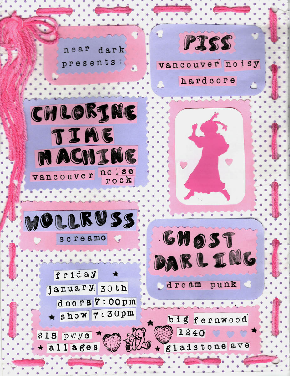 Near Dark Presents: PISS, Ghost Darling, Chlorine Time Machine, Wollruss thumbnail