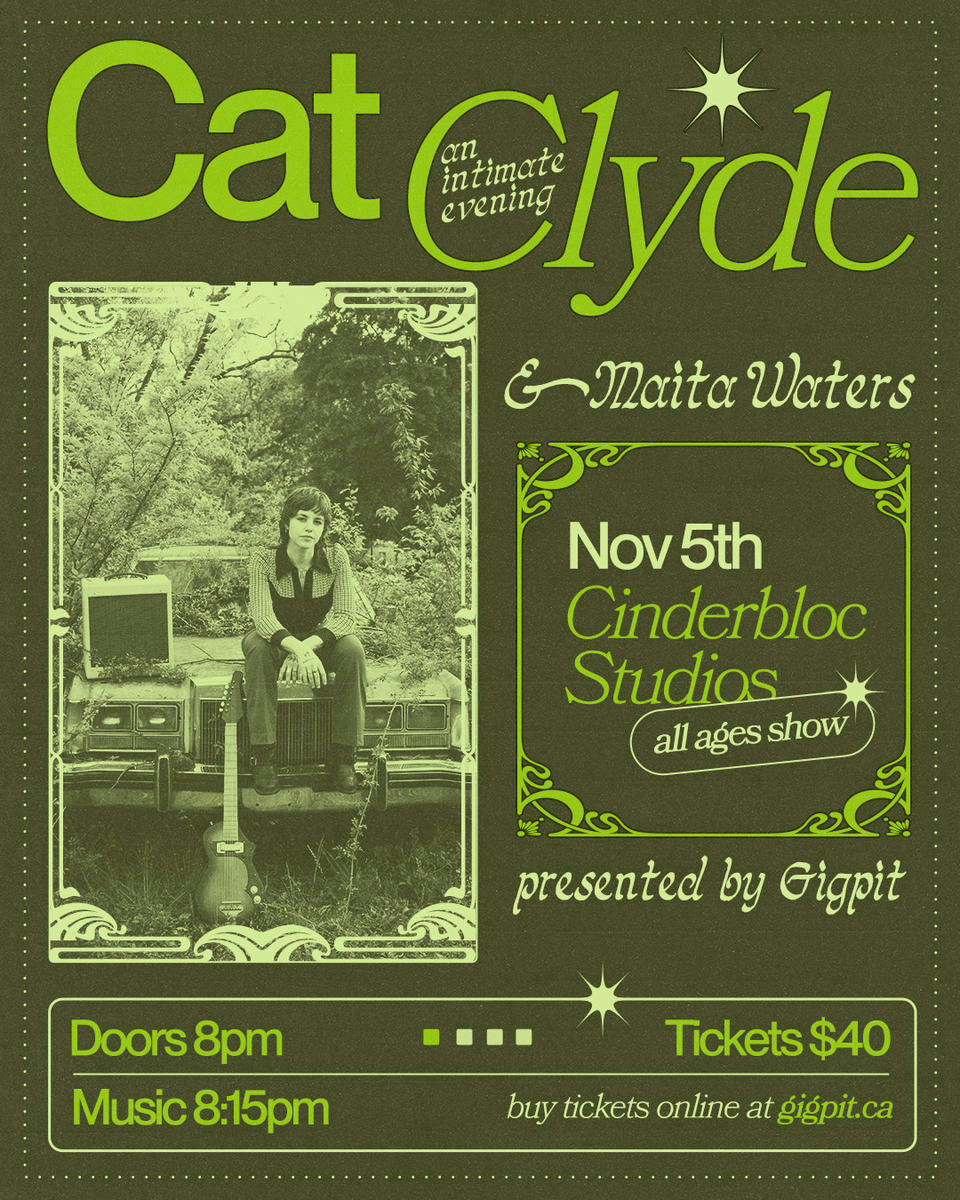 Cat Clyde Live at Cinderbloc w elbow kiss and Maita Waters thumbnail