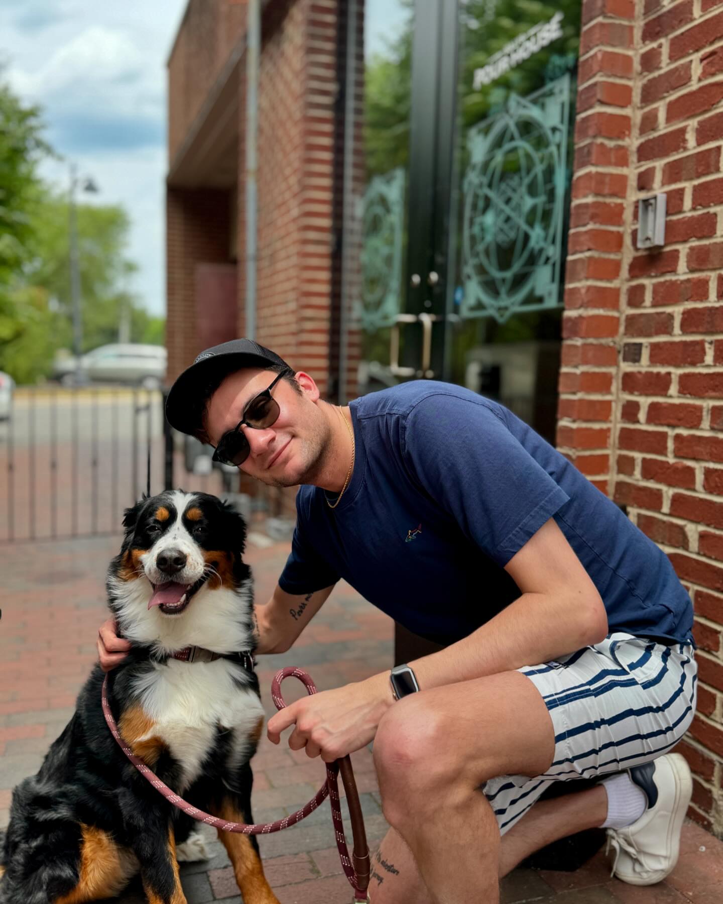Quick trip back with baby girl 🌈🐶