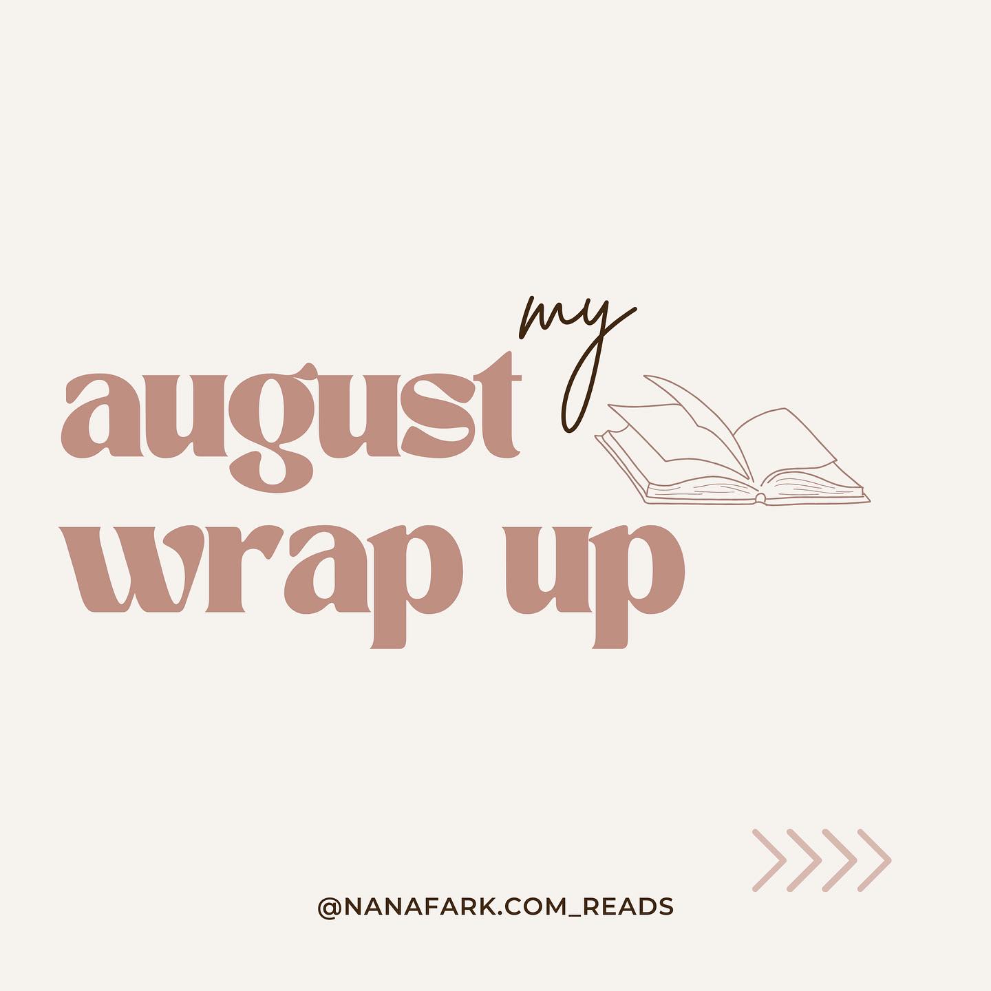 August wrap up 🔁

my statistics :

▫️total : 5 books | physical copies : 0 | ebooks : 5
▫️total in genre : romance : 5 |