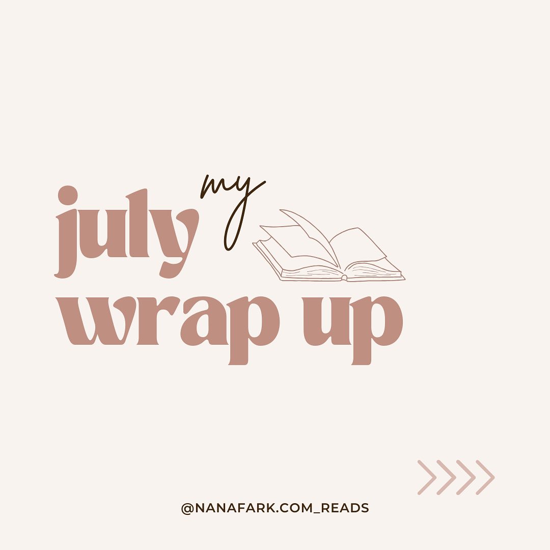 July wrap up 🔁

my statistics : 

▫️total : 5 books | physical copies : 0 | ebooks : 5
▫️total in genre : romance : 5 | 