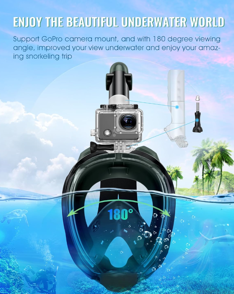 Full Face Snorkel Mask (17% Off) thumbnail