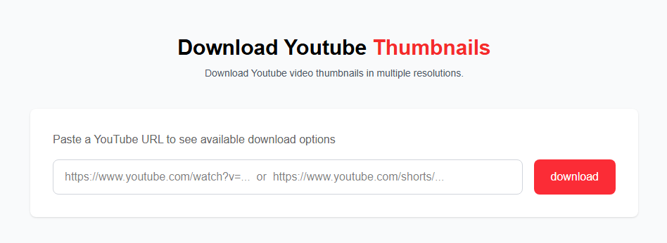 TubeCatch | YouTube Thumbnail Downloader - Free thumbnail