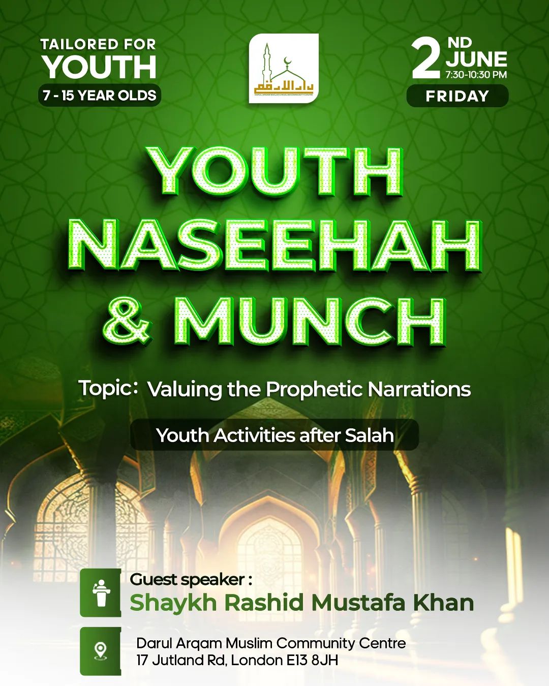 #youth #posterdesign #mosqueposter #mosqueflyer #eidaladha #islamicposter #posterdesigner #flyerdesigner