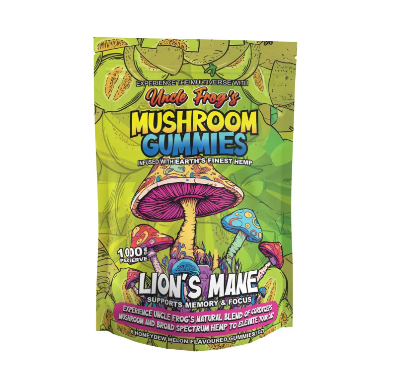 Uncle Frog Lion's Mane Mushroom Gummies + Hemp - Uncle Frog thumbnail
