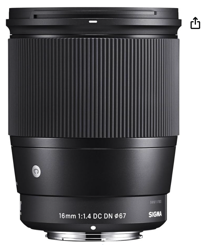 Sigma 16mm E-Mount Lens thumbnail