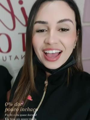 Depoimento pós procedimento! 0% dor, poquíssimo inchaço e os labios ficaram da cor que ela queria! 💋🍒💄   ESSE BATOM NÃO 