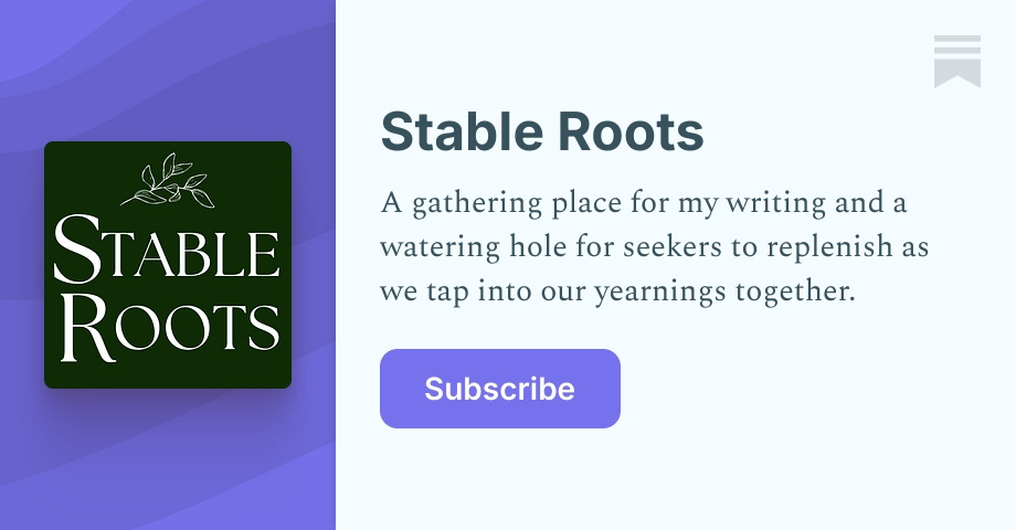 Stable Roots | Kimberly Carter | Substack thumbnail