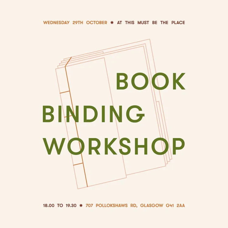 29.10 → Junk Journal Bookbinding Workshop • This Must Be The Place (Glasgow) thumbnail