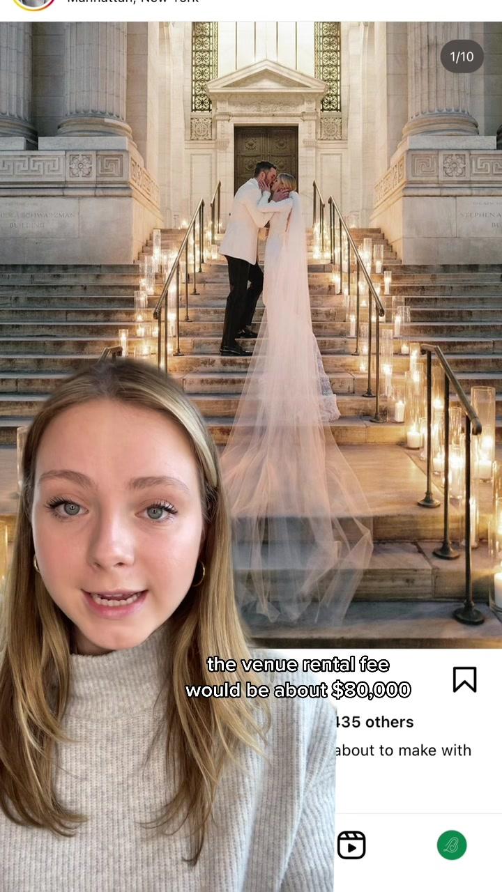 Replying to @sherecommendsit  a comfortable starting point for a NYPL wedding budget 💰🫡 #weddingtiktok #weddingplanning 