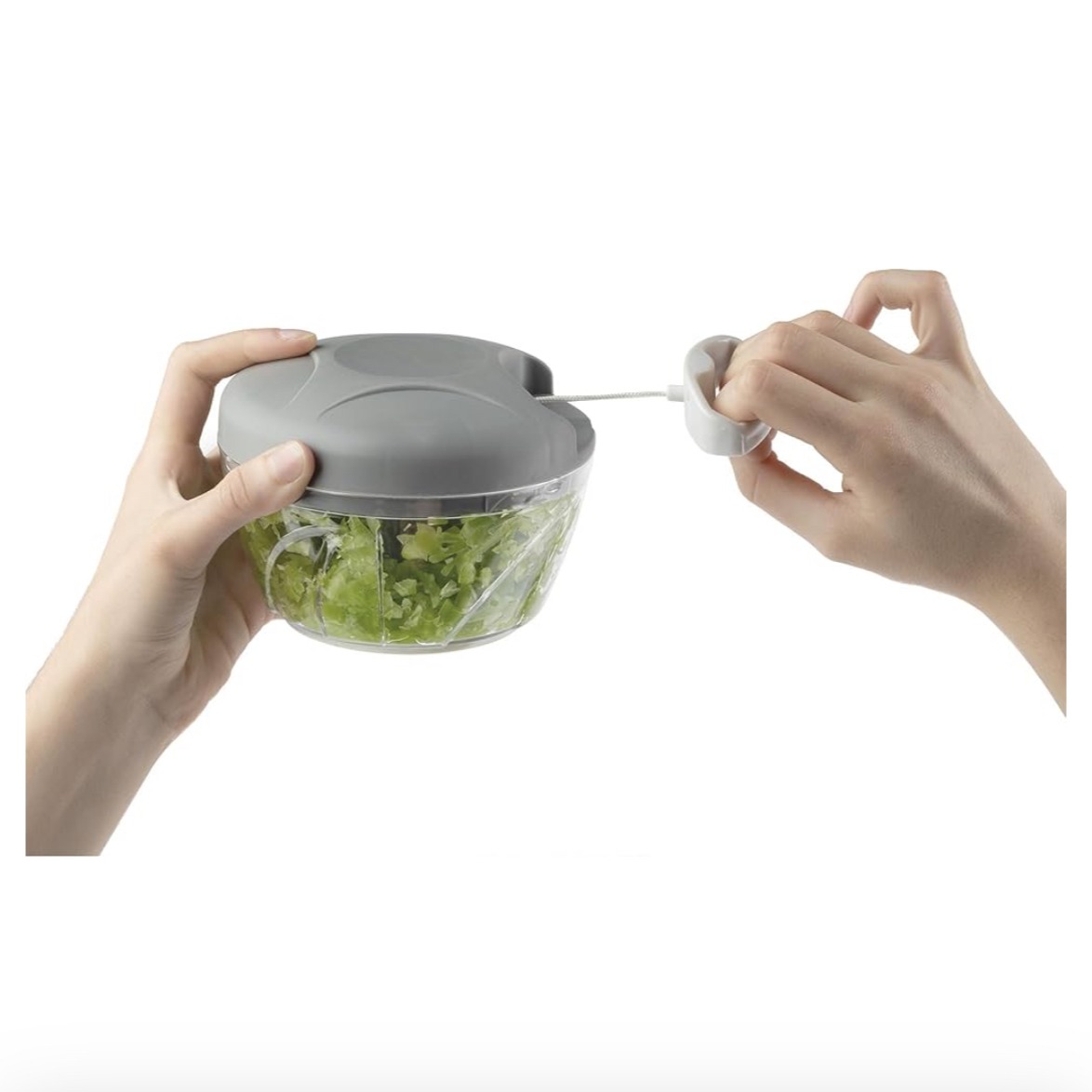 JATA HOGAR HMAQ4557 - Picadora Manual con Cuerda para todo tipo de Alimentos. 3 alturas de corte. Cuchilla de acero inox. 400 ml de capacidad. Libre de BPA : Amazon.es: Hogar y cocina thumbnail