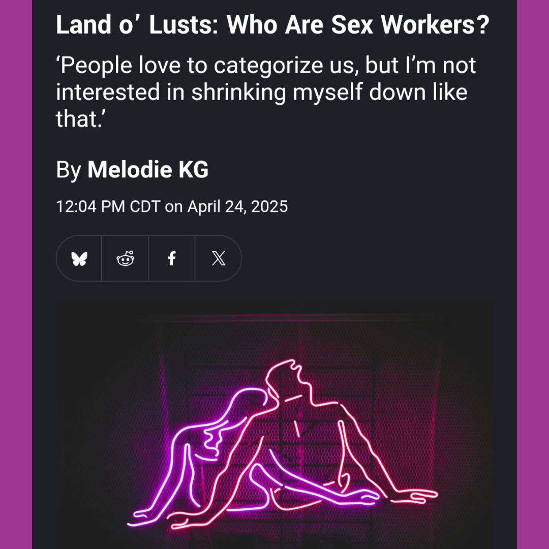 Article: Who Are Sex Workers? - Racket MN thumbnail