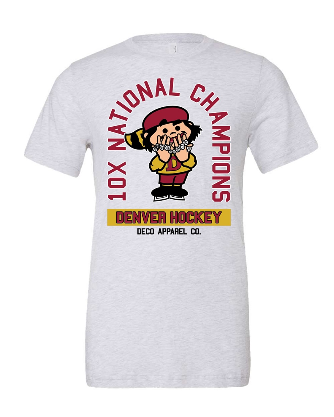 For the first time in history, a college hockey program has reached TEN national championships, and it’s 
@DU_Hockey.

C