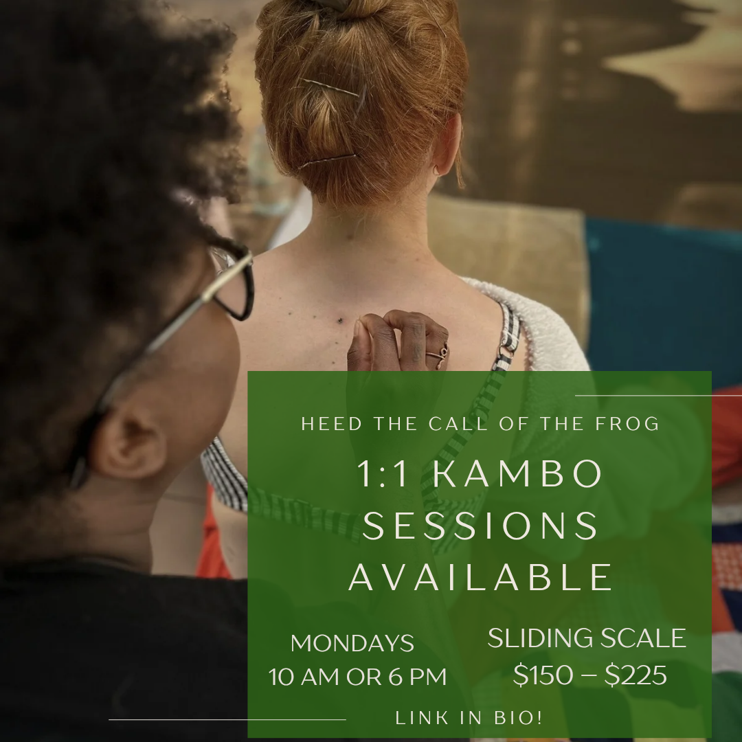 1:1 Kambo Sessions thumbnail