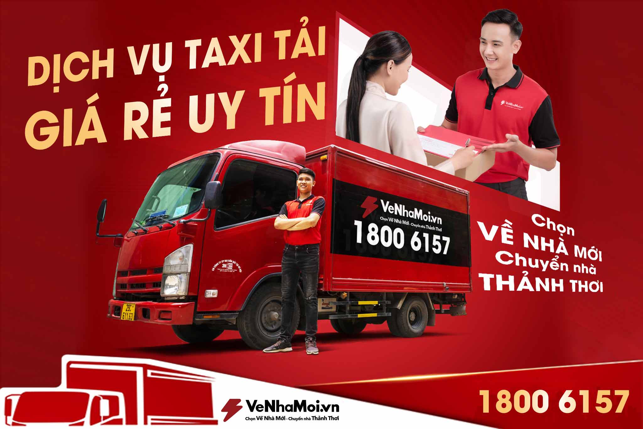 Bảng Giá Dịch Vụ Taxi Tải Chuyển Nhà, Chở Hàng Giá Rẻ | VeNhaMoi thumbnail
