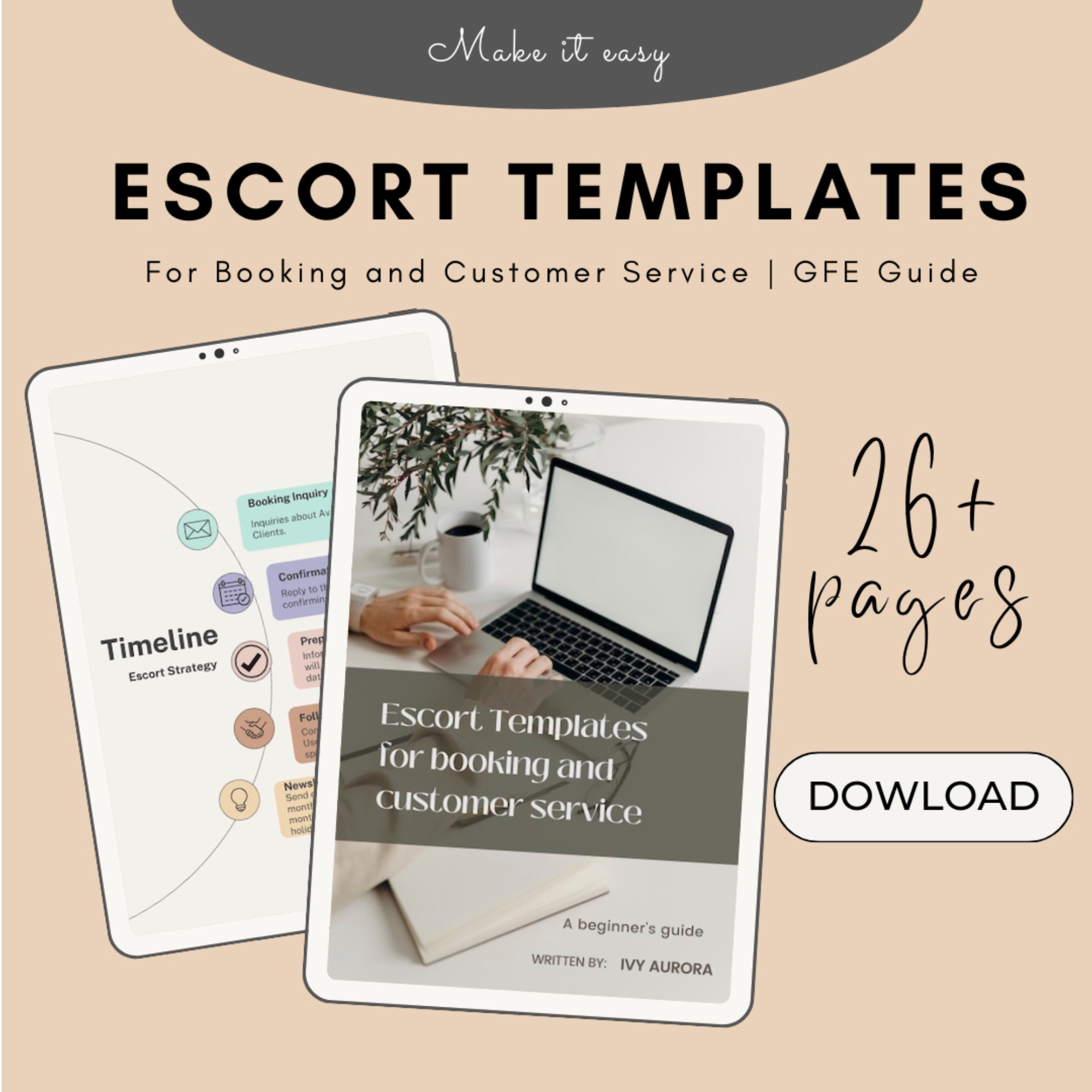 Escort Templates on Etsy thumbnail