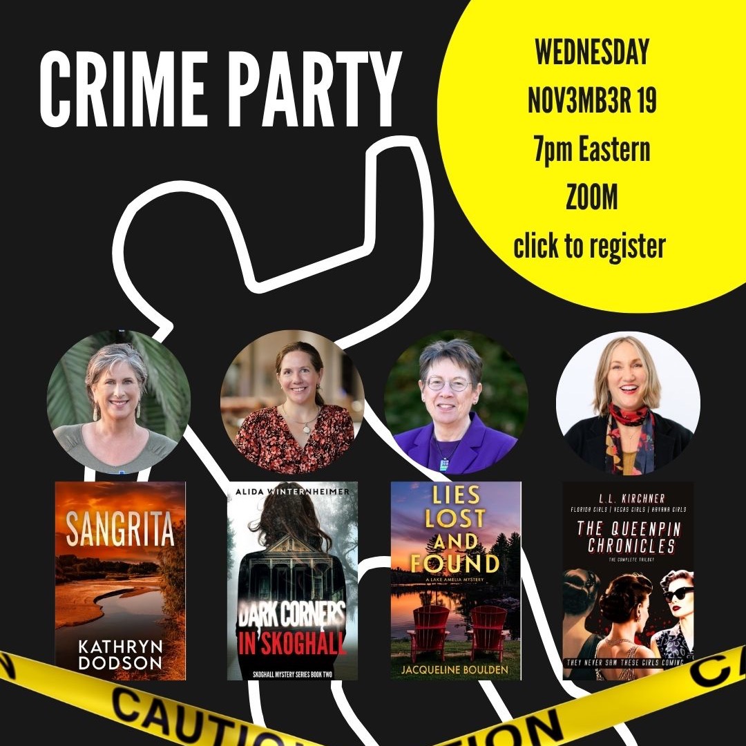 VIRTUAL CRIME PARTY 🎉4 WOMEN 4 MYSTERIES 1 K🔪LLER NIGHT thumbnail