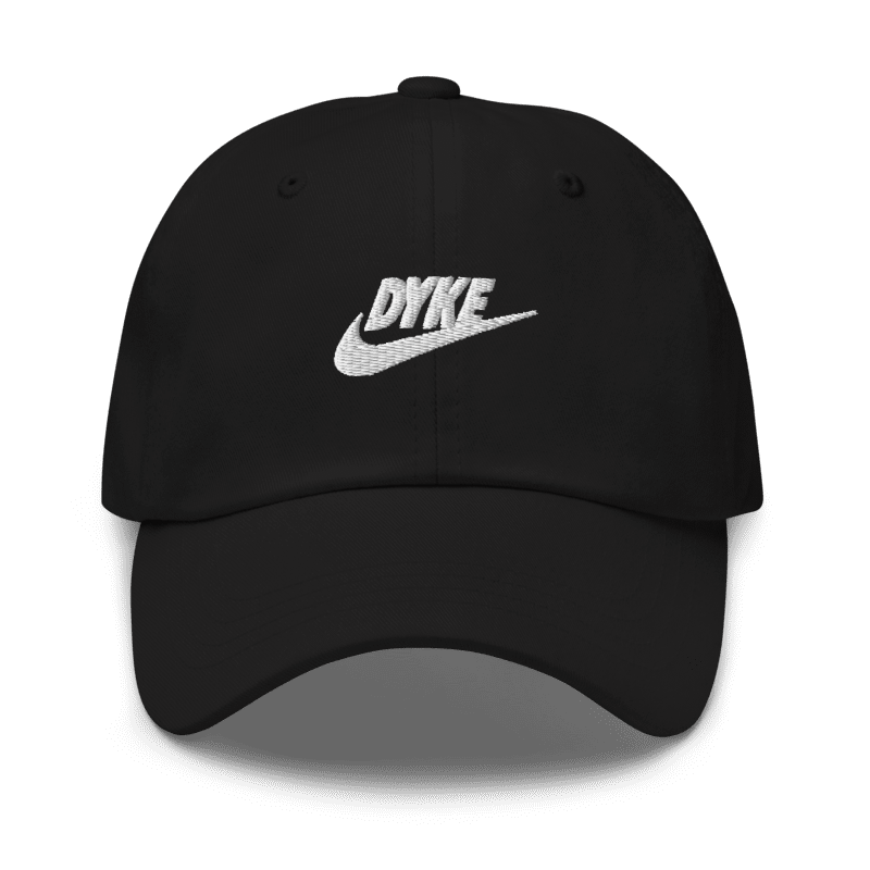 Dyke Swoosh Cap - Black thumbnail