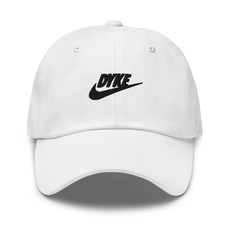 Dyke Swoosh Cap - White thumbnail