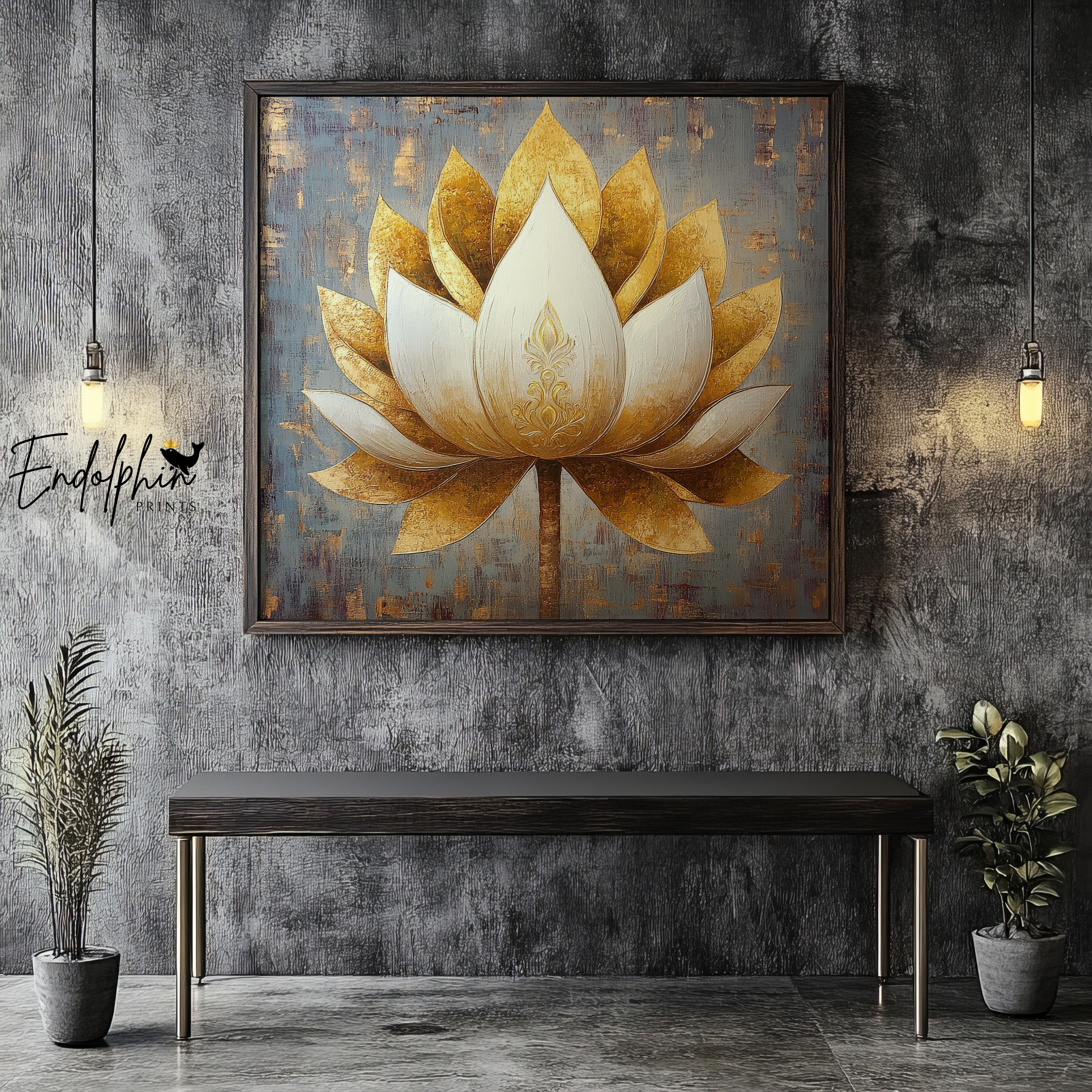 Golden Minimalistic Wall Art thumbnail