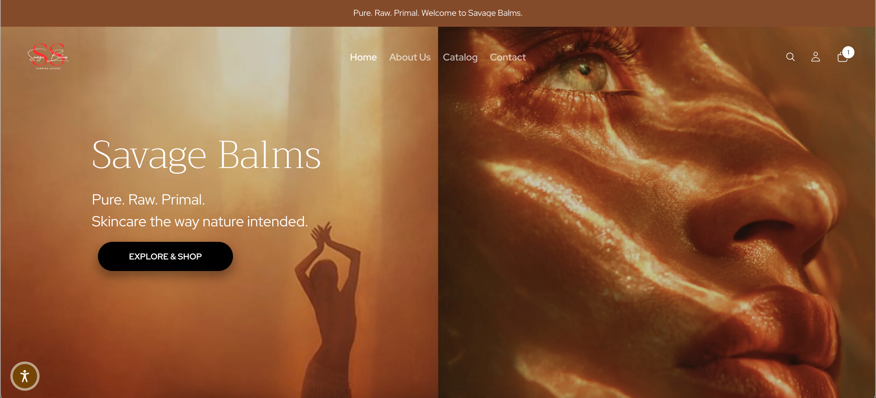 Shopify Site: Savage Balms thumbnail