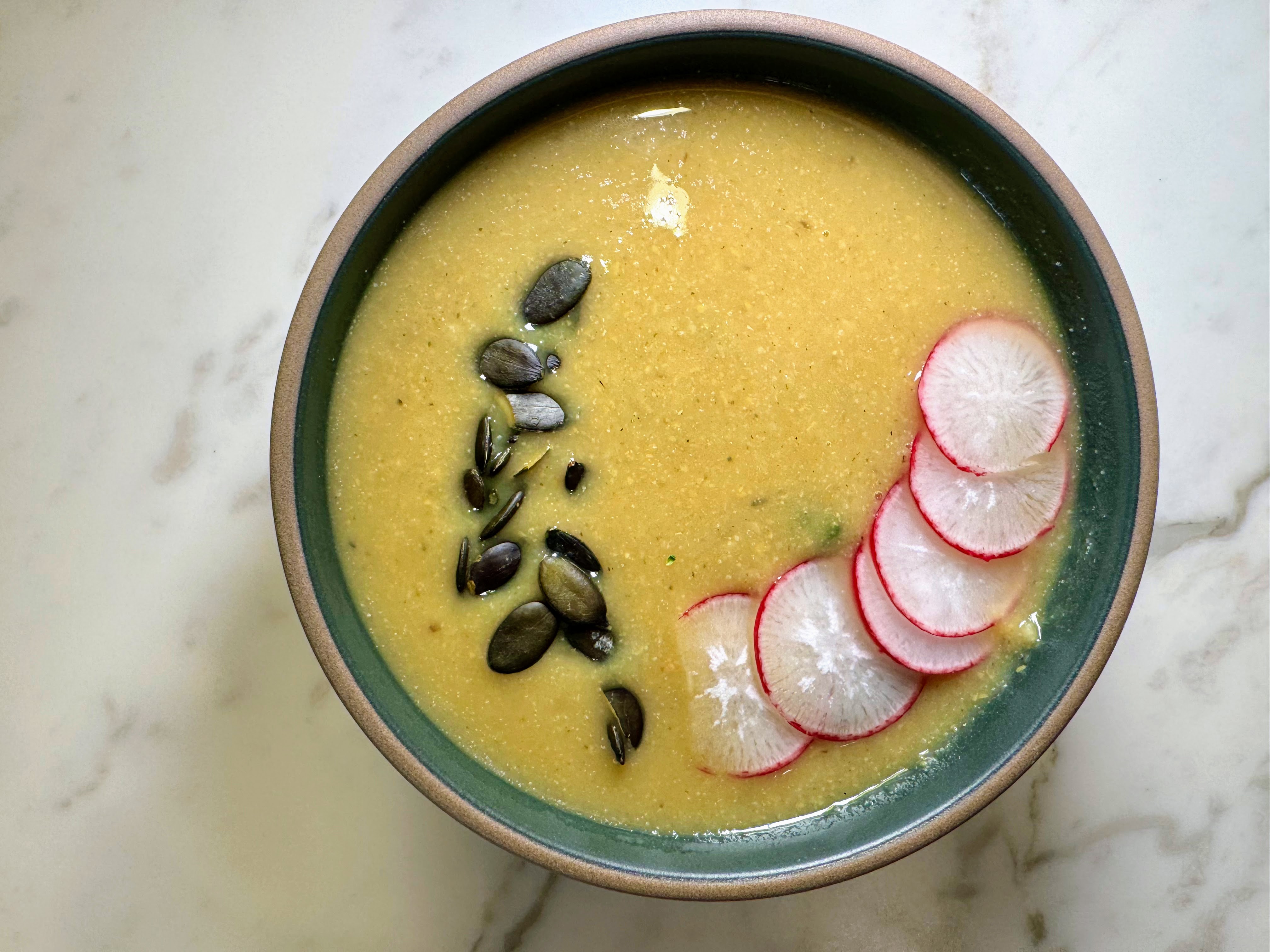 Recipe: High fiber, high protein cauliflower soup thumbnail
