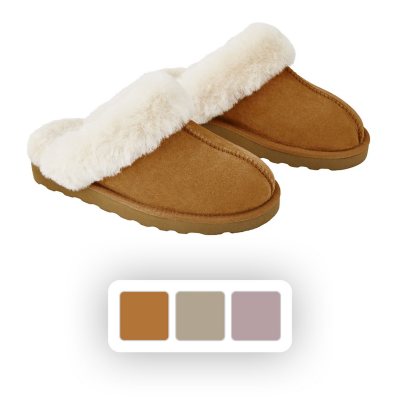 Member's Mark Women's Indoor/Outdoor Sheepskin Slipper - Sam's Club thumbnail