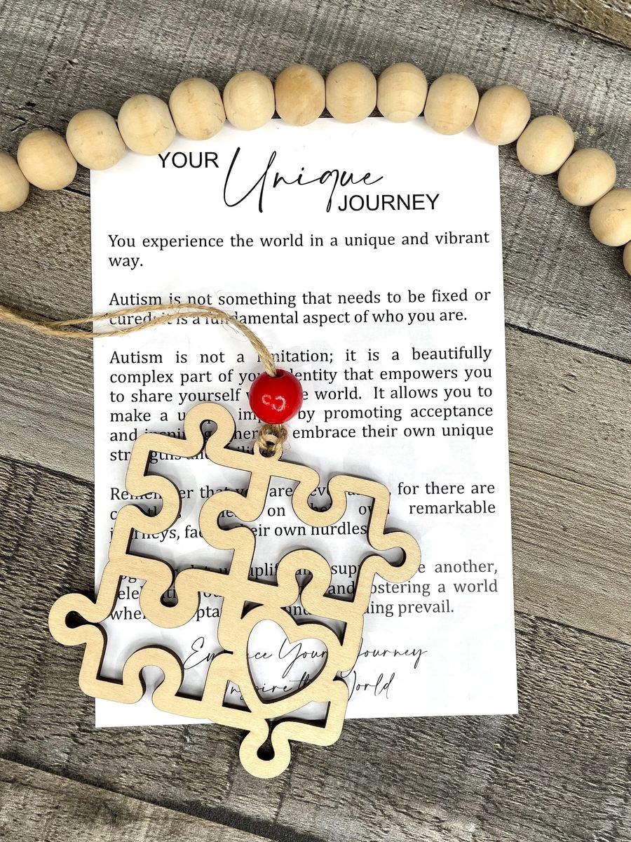 Handmade Autism Awareness Ornaments thumbnail
