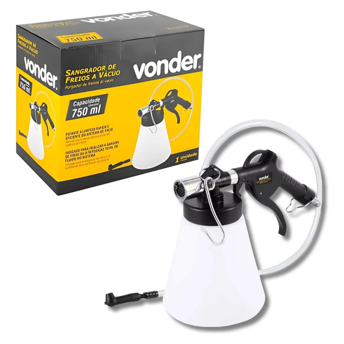 ▶ Sangrador De Fluido Freios A Vácuo Automotivo Vonder 750ml thumbnail