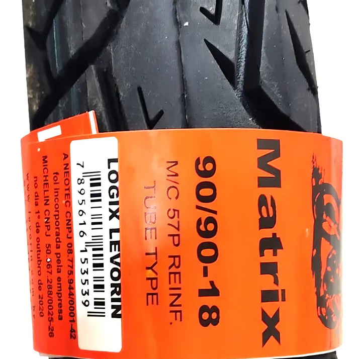 ▶ Pneu Traseiro Para Moto Levorin Street Matrix 90/90-18 P 57 X 1 Unidade thumbnail