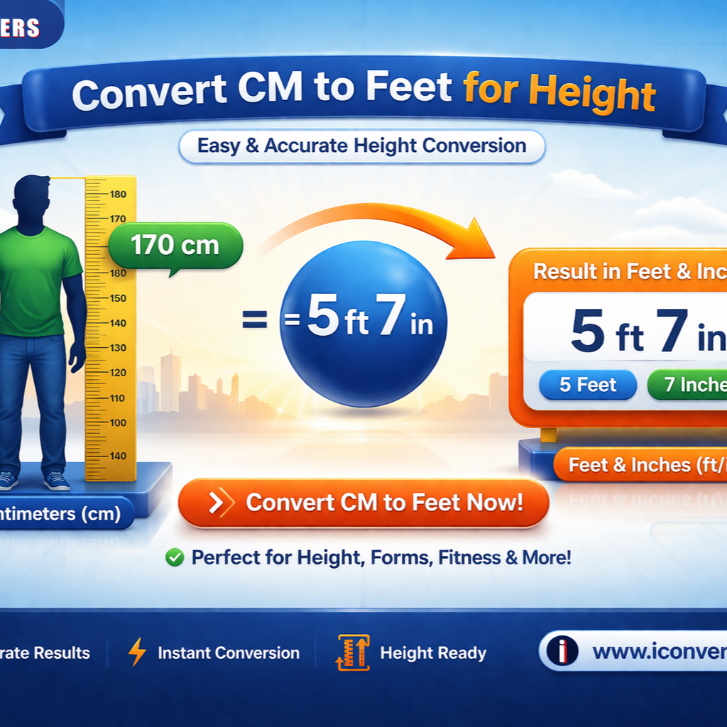 Convert CM to Feet for Height thumbnail