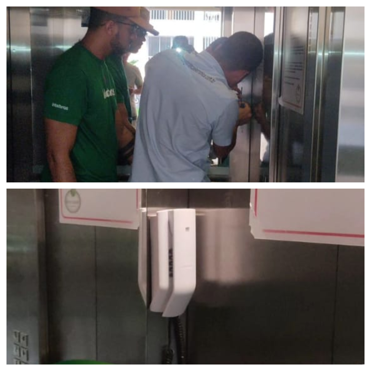 Instalação de interfone nos elevadores - Já realizado thumbnail