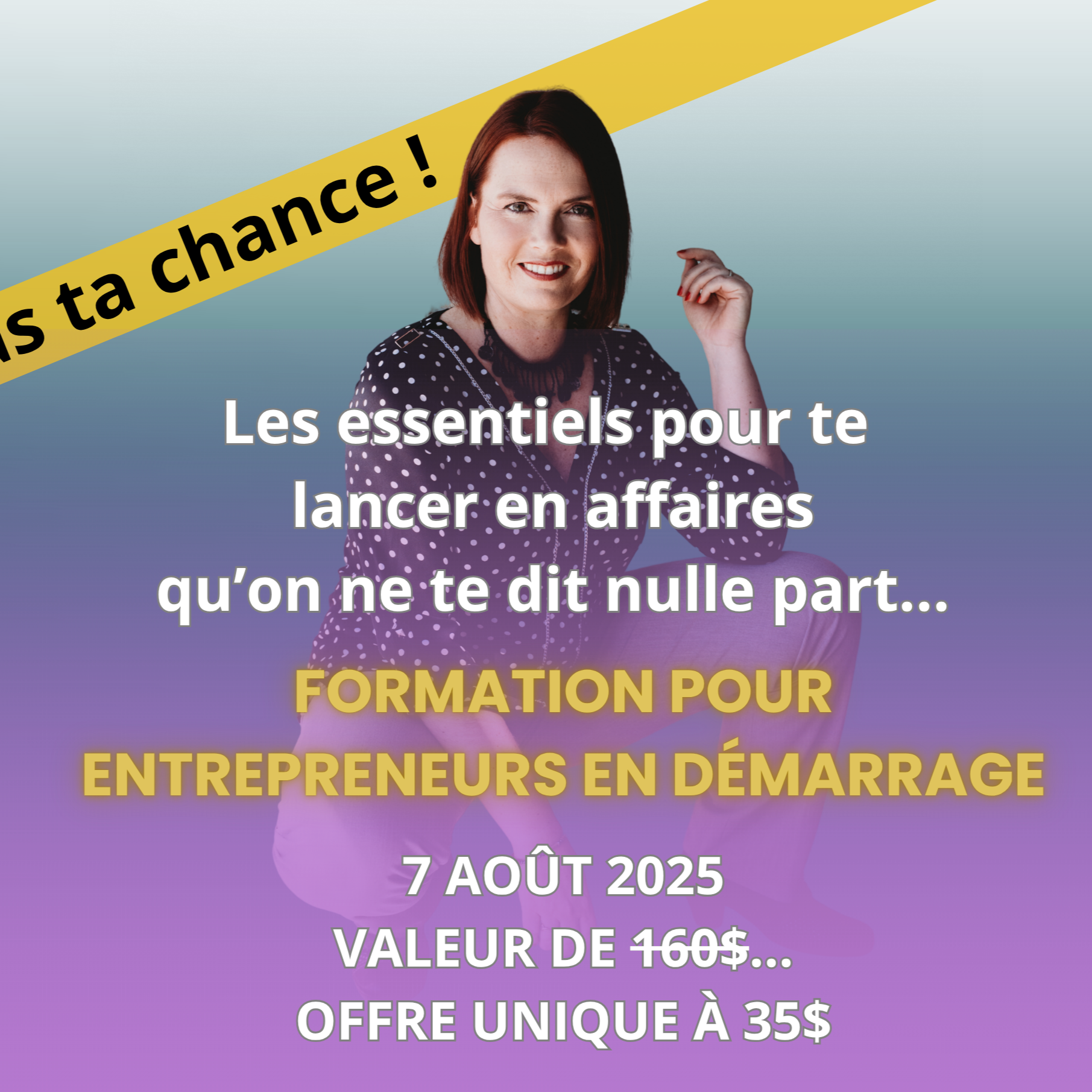 Événement 75% rabais formation en démarrage thumbnail