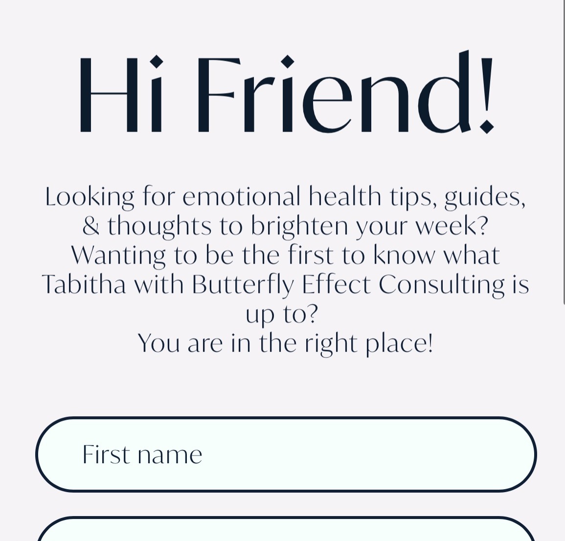 Sign up to stay up to date & get emotional health tools right to your inbox! thumbnail