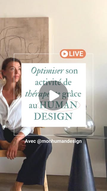 Mylène Ponzoni ⭐️ Coach Business & ChatGPT on Instagram: "Et si le Human Design était un allié précieux pour ton entreprise ? 

J’ai le plaisir de recevoir Marins @monhumandesign, accompagnatrice & formatrice en human design, qui nous partage les clés et les déclics de cet outil précieux. 

Au programme de ce replay 🎬 : 

➢ Qu'est-ce que le Human Design et quels peuvent être ses bénéfices ? - Quels outils le HD peut apporter dans le quotidien d'un entrepreneur
➢ Comment le Human Design peut nous faire gagner en efficacité et en productivité ? 
➢ Peut-on se servir du HD dans ses accompagnements thérapeutiques ? 
➢ Y a t il des profils HD plus enclins à l'entrepreneuriat / a être leader que d'autres ? Comment les déceler ?

Si le sujet t’intéresse, je t’invite à découvrir ta charte HD sur le compte @monhumandesign.

💬 Et toi, quel est ton type en Human Design ? Partage-moi ton résultat en commentaire ! 

 
&nbsp;#designhumainfrance&nbsp;#devperso&nbsp;#spiritualité&nbsp;#confianceensoi&nbsp;#missiondevie&nbsp;#générateurmanifesteur&nbsp;#naturopathe&nbsp;#connaissancedesoi&nbsp;#changerdetravail&nbsp;#devpersonnelspiritualité&nbsp;#therapeute&nbsp;#thérapie&nbsp;#hypersensible&nbsp;#entrepreneuse&nbsp;#reconversionprofessionnelle #théapeute #coachholistique" thumbnail