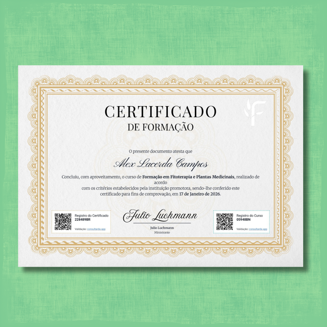 Formação em Fitoterapia com Plantas Medicinais - Julio Cesar Luchmann 17/01/2026 thumbnail