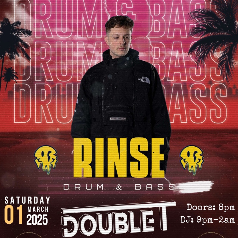 RINSE - Drum & Bass with Double T thumbnail