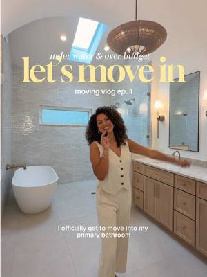 Primary bathroom REVEAL!! 🛁🧖🏽‍♀️ We have been living in half of the house for the last few months and now that everythin