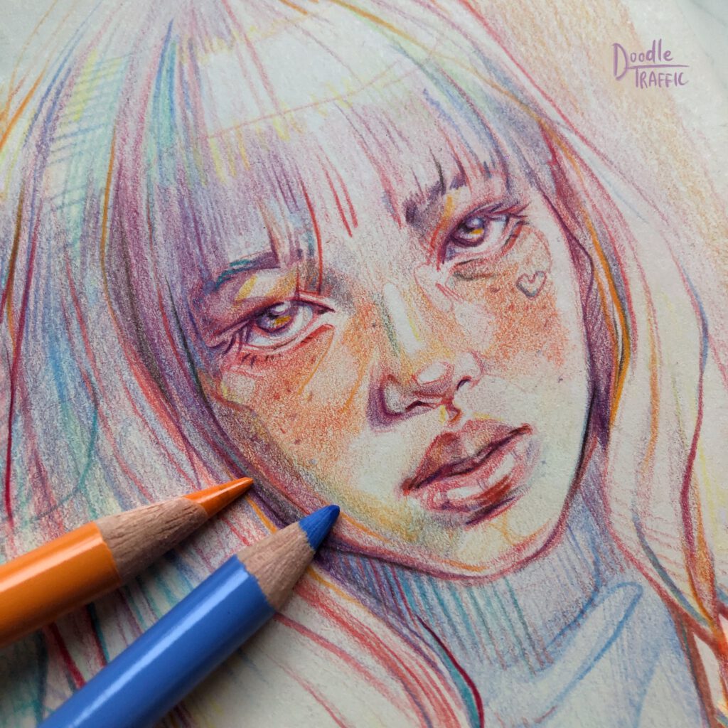 Online Course – Vibrant Portrait Drawing with Colored Pencils  thumbnail