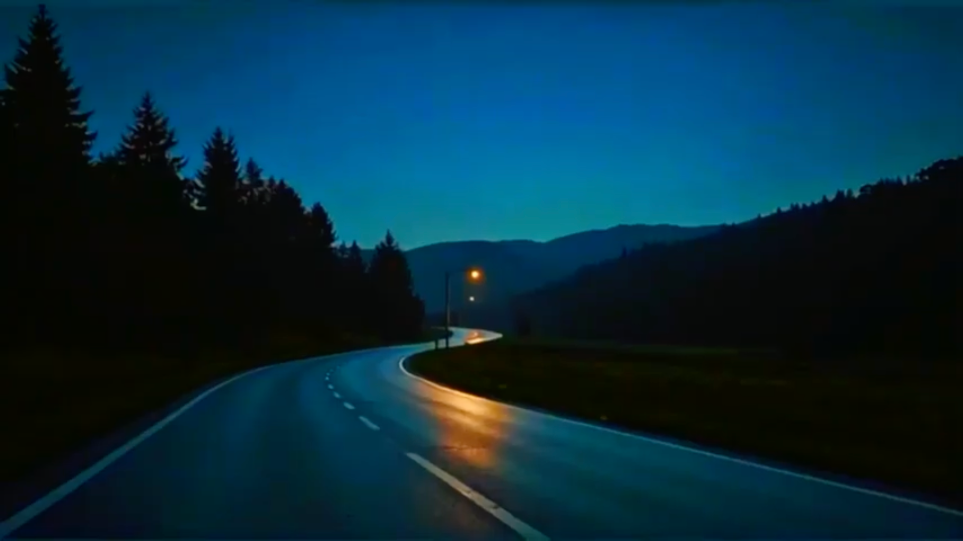 Awesome night drive music video thumbnail
