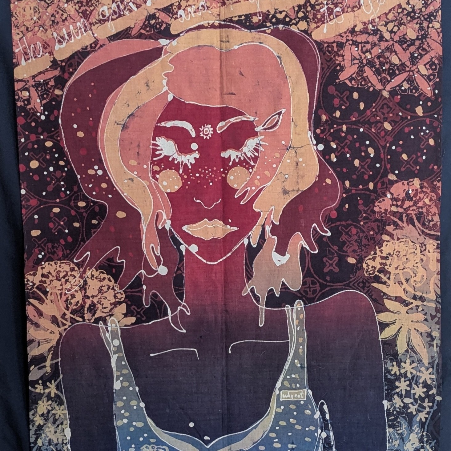 "The Sun Gave Them to Me, So I Give Them to You", batik on cotton thumbnail