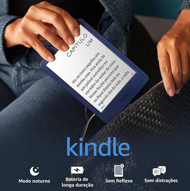 Kindle 11ª Geração (modelo 2022) – Mais leve, com resolução de 300 ppi e o dobro de armazenamento - Cor Azul thumbnail