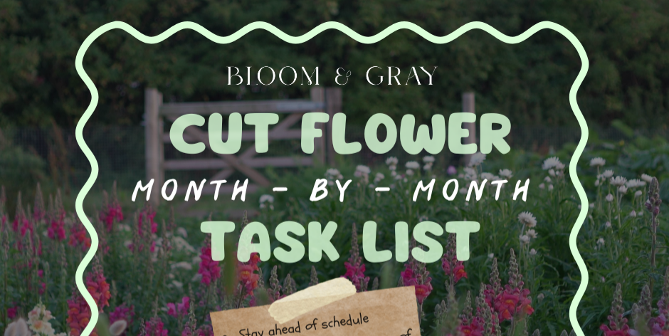 Month-by-Month Cut Flower Task List Free Download thumbnail