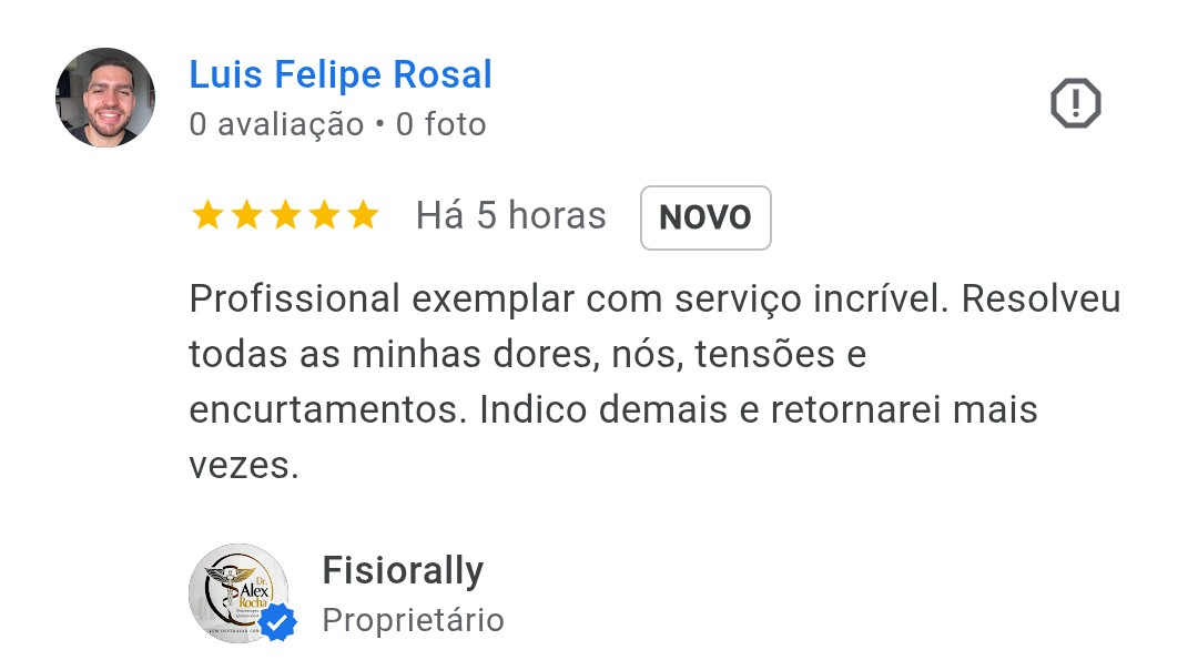 Aliviou as dores e tensões thumbnail