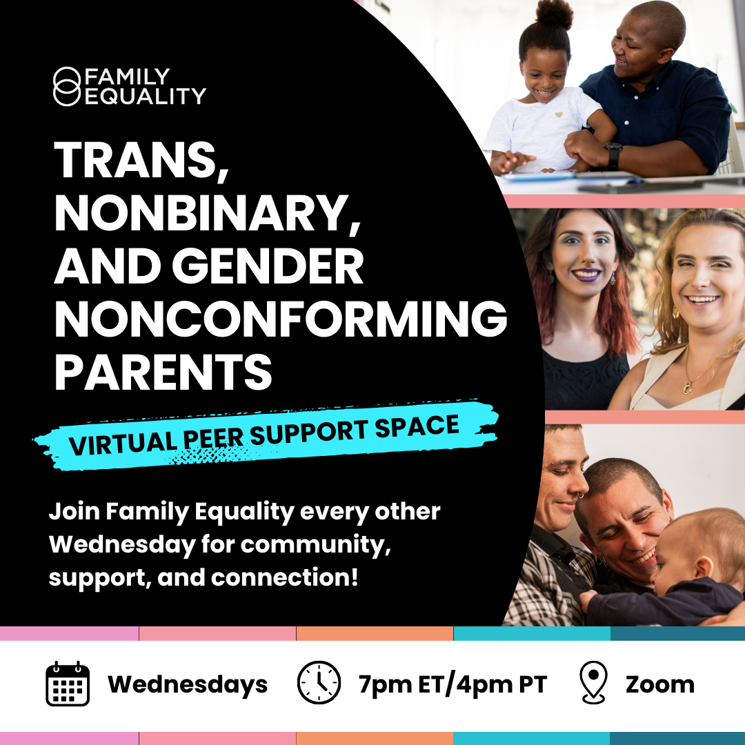 Trans, Nonbinary, and Gender Nonconforming Parents Peer Support Space thumbnail