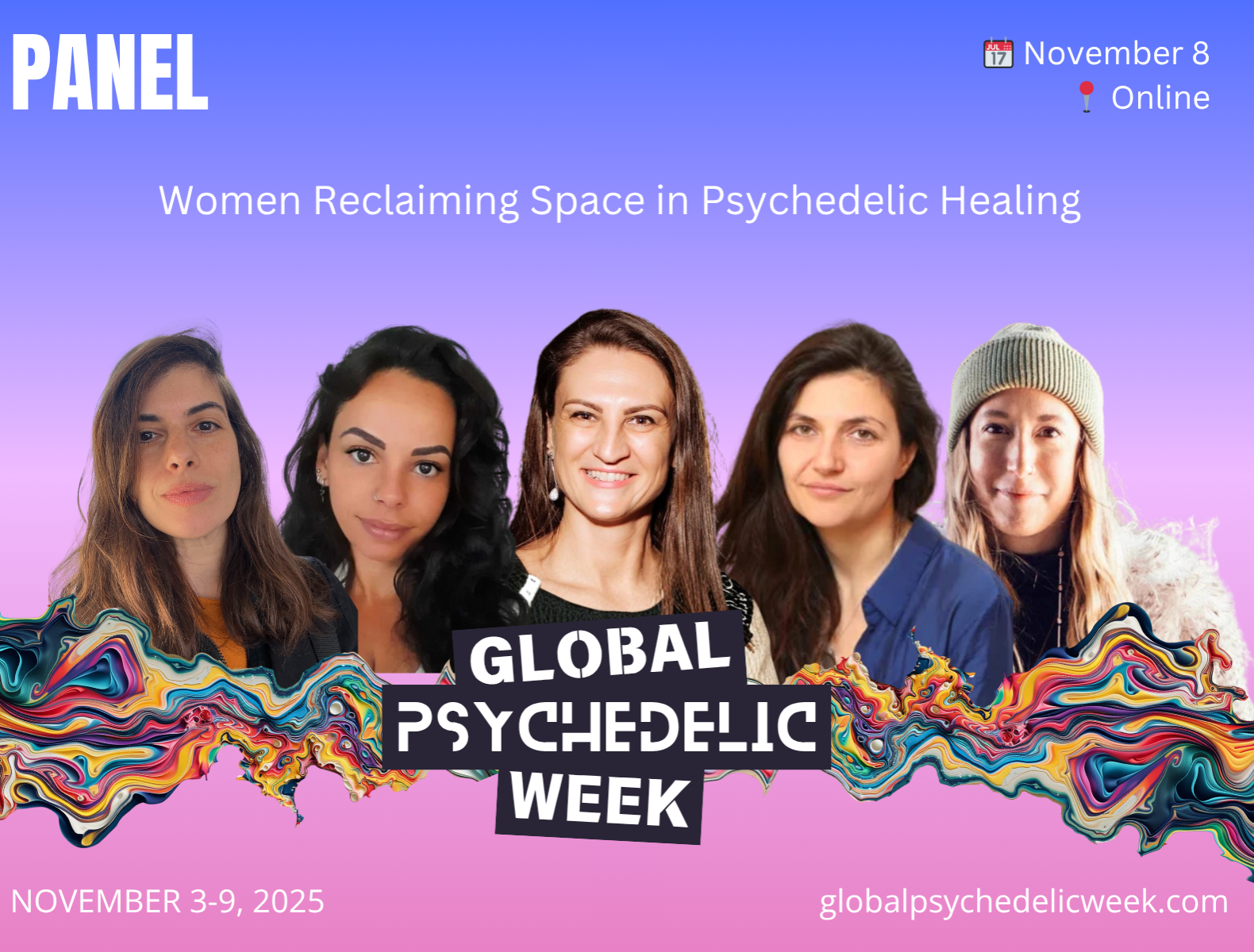 What a great panel we had on the 8th of November at Global Psychedelic Week where we discussed Women Reclaiming Space in Psychedelic Healing. thumbnail