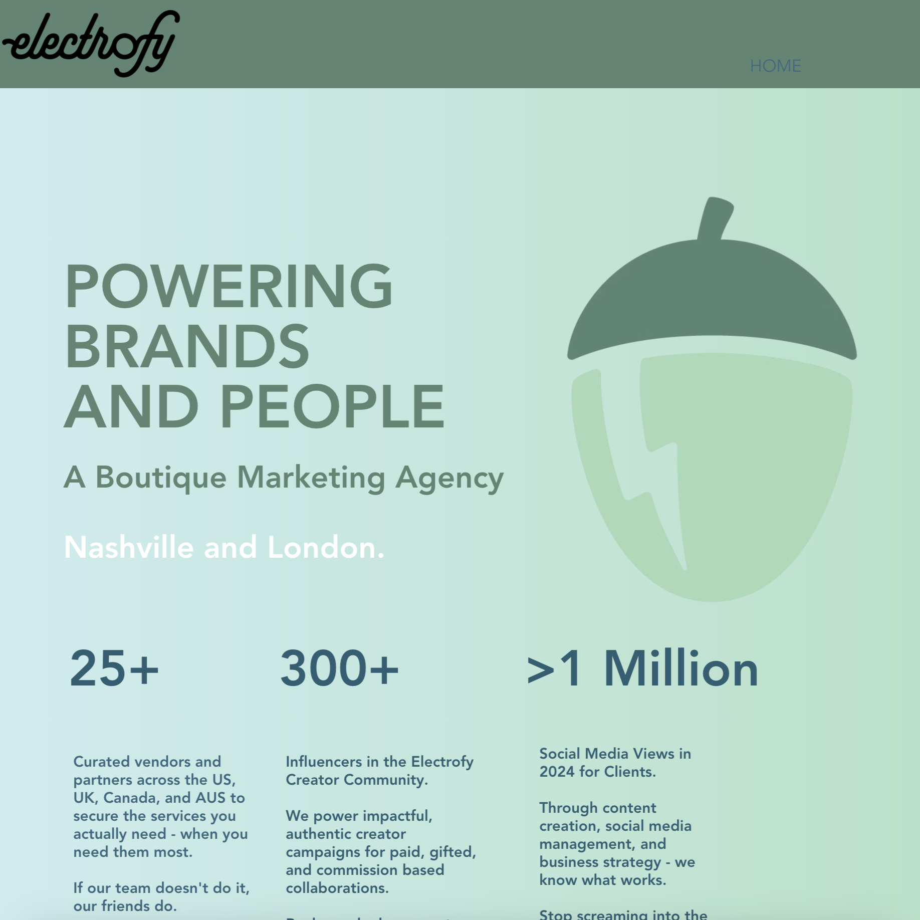 Electrofy Website thumbnail