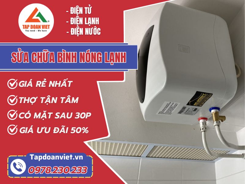 Dịch vụ Sửa Bình Nóng Lạnh tại Hà Nội nhanh, Bảo hành 12 T thumbnail